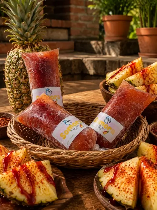 Hielito Piña con Chile de la línea Glaciar